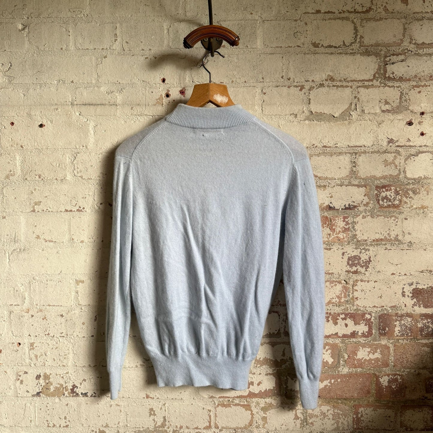 Vintage Baby Blue 100% Cashmere Jumper