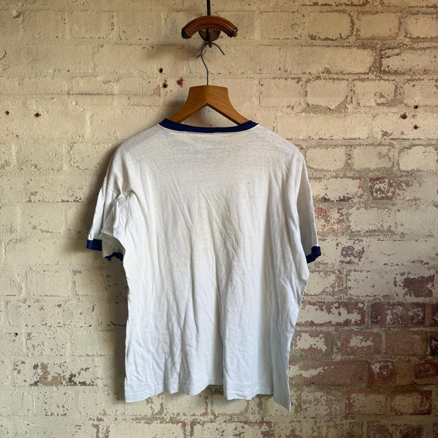 1970s White Champion US Military Naval Academy T-shirt