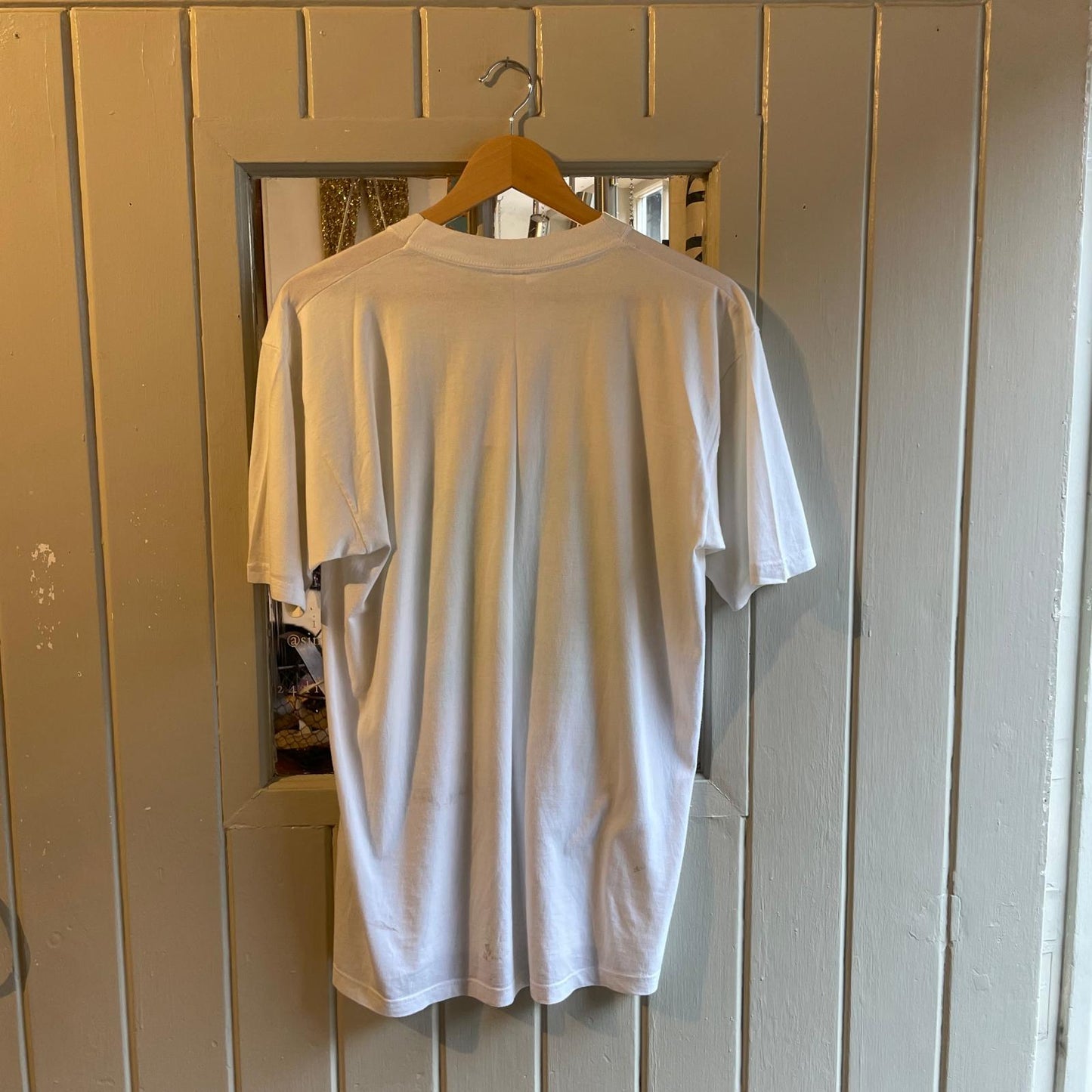1990s White B&Q Graphic T-shirt