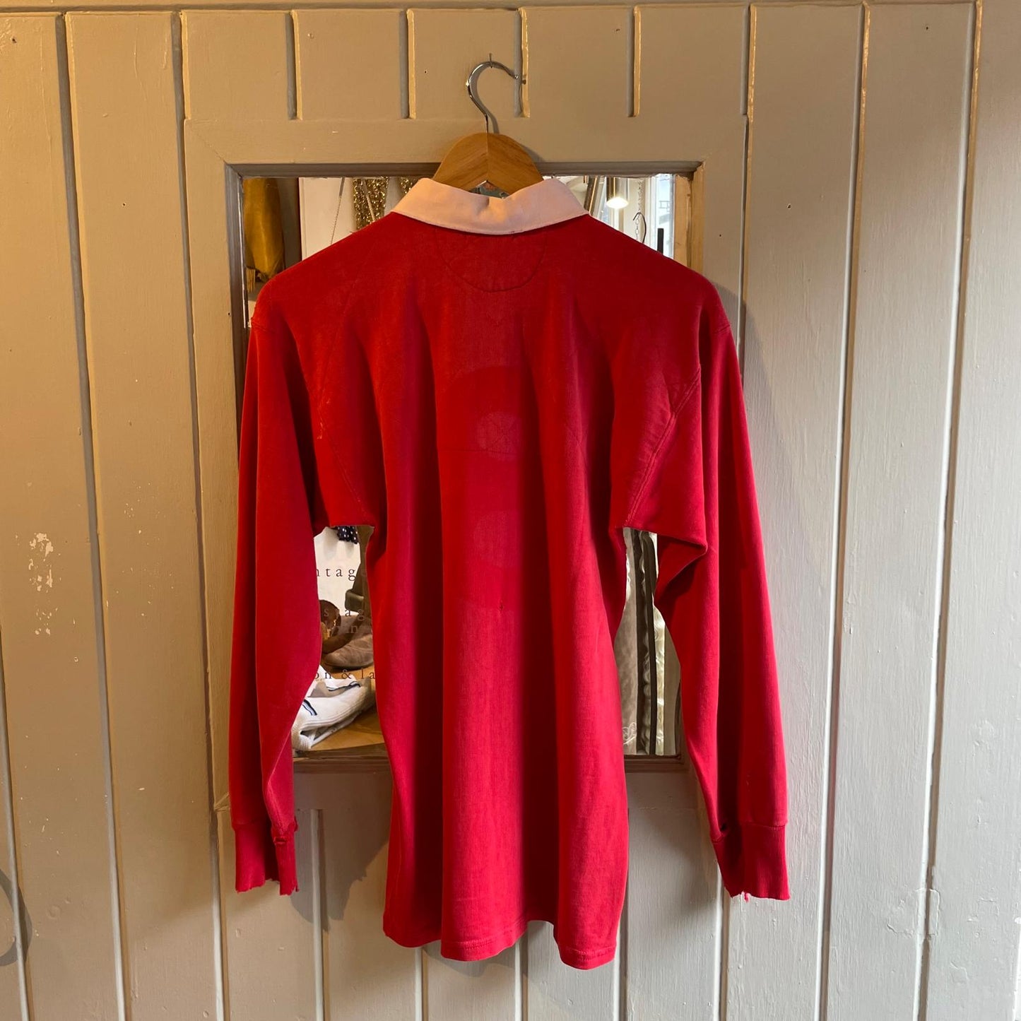 1950s British Red Football shirt