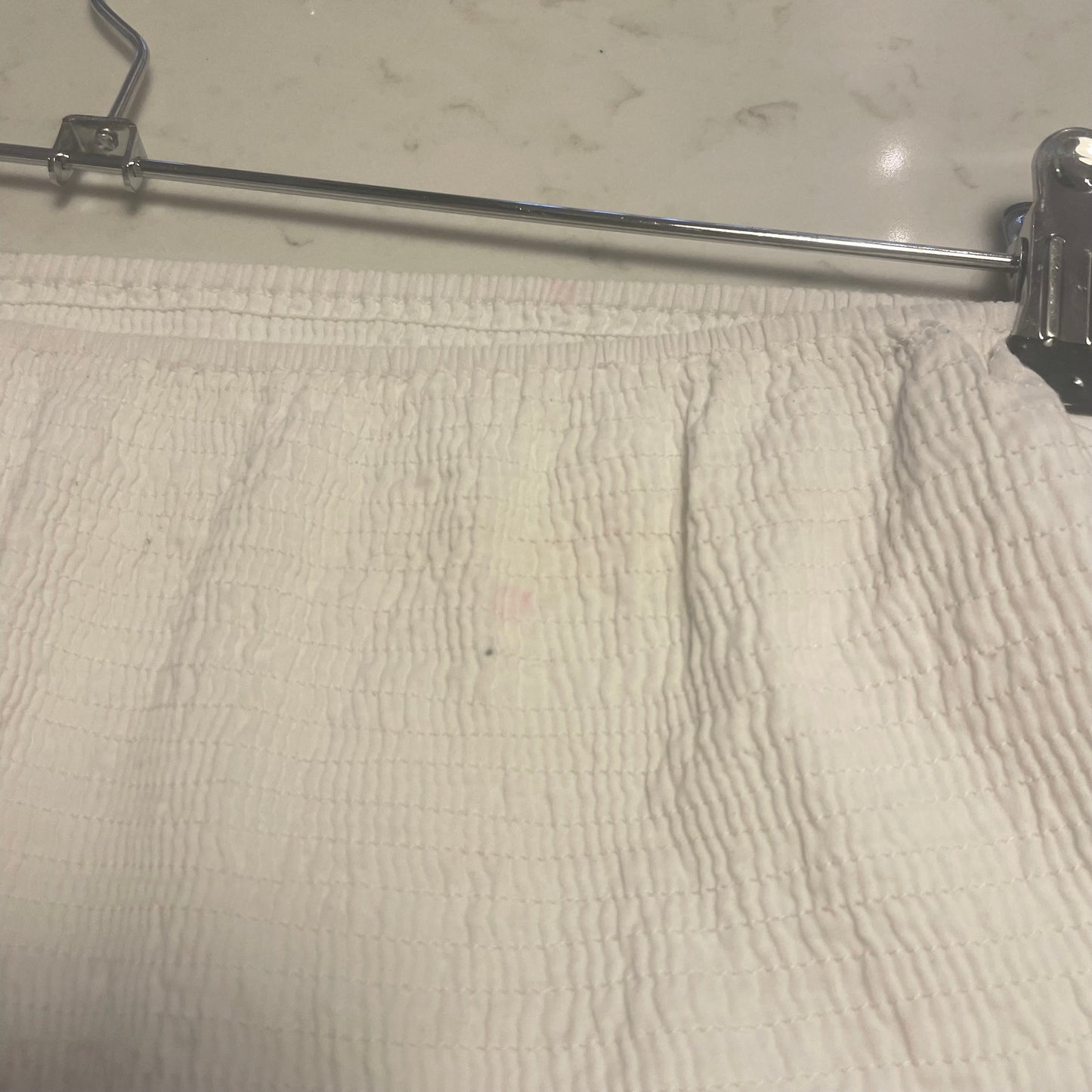 2000s Y2K White Tiered Maxi Skirt