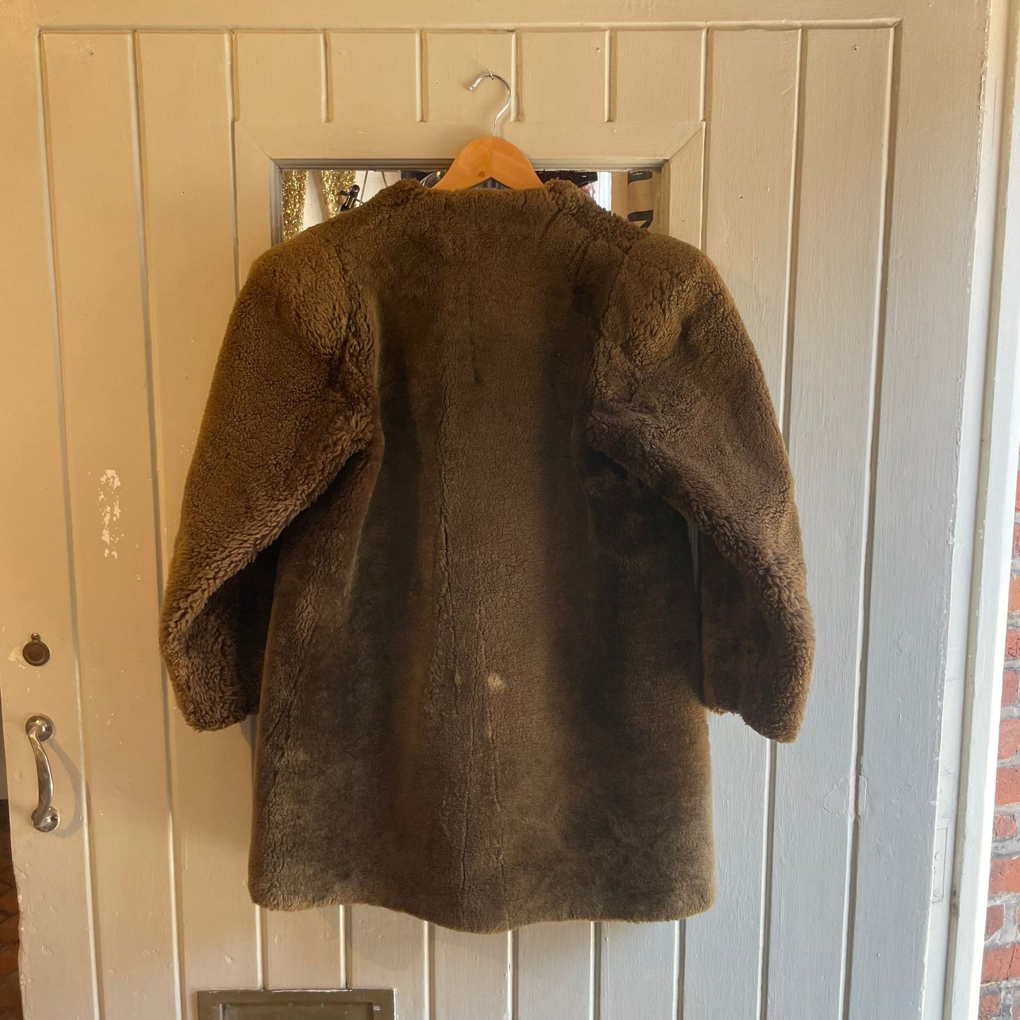 Vintage 30s/40s Brown Fur British Teddy Coat