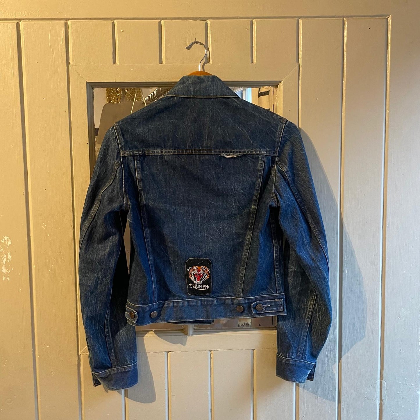 1980s Dark Blue Levis Denim Jacket