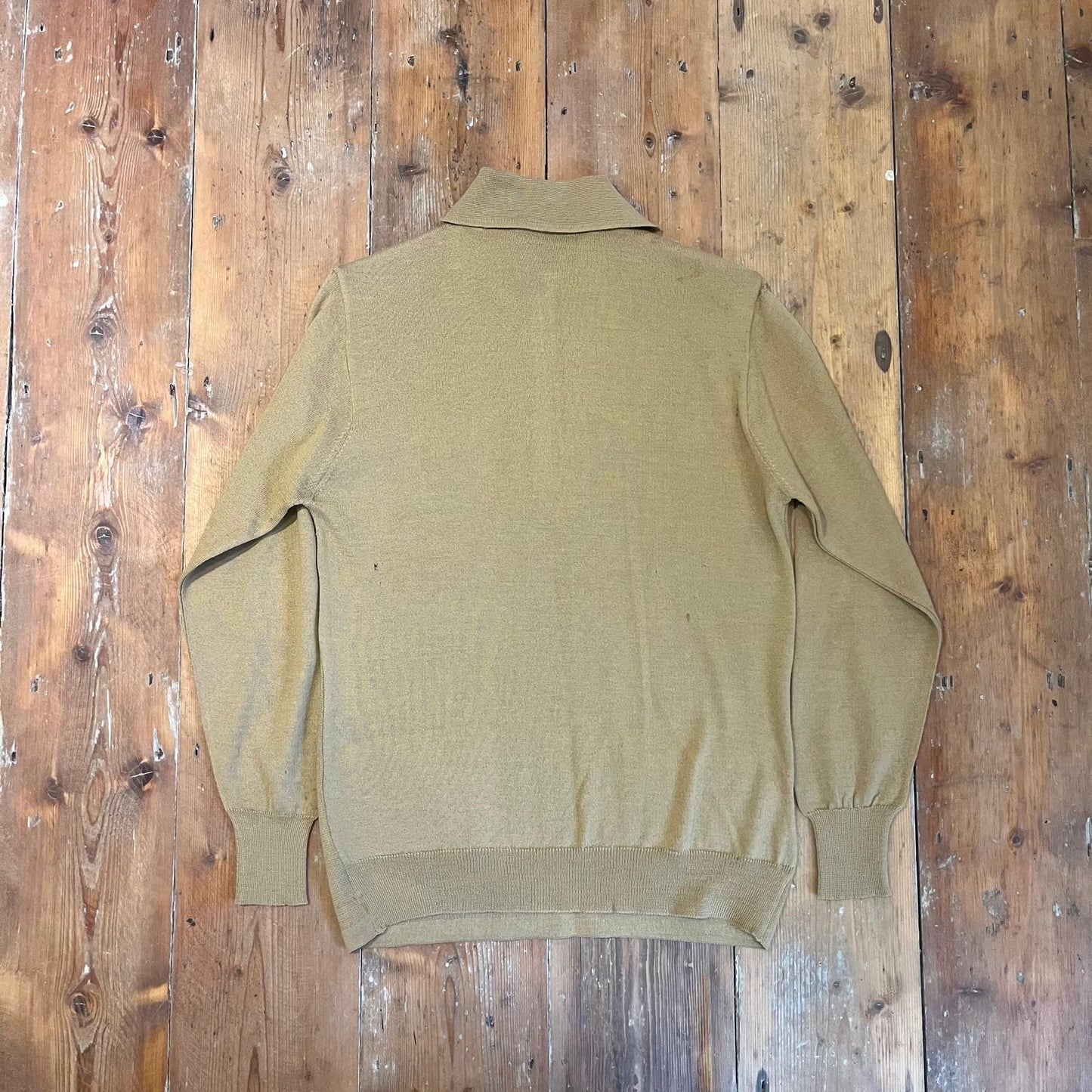 1960s 1970s 'Roberto Carlo' Suede Knitted Cardigan Jumper 'Yardi Cardi'
