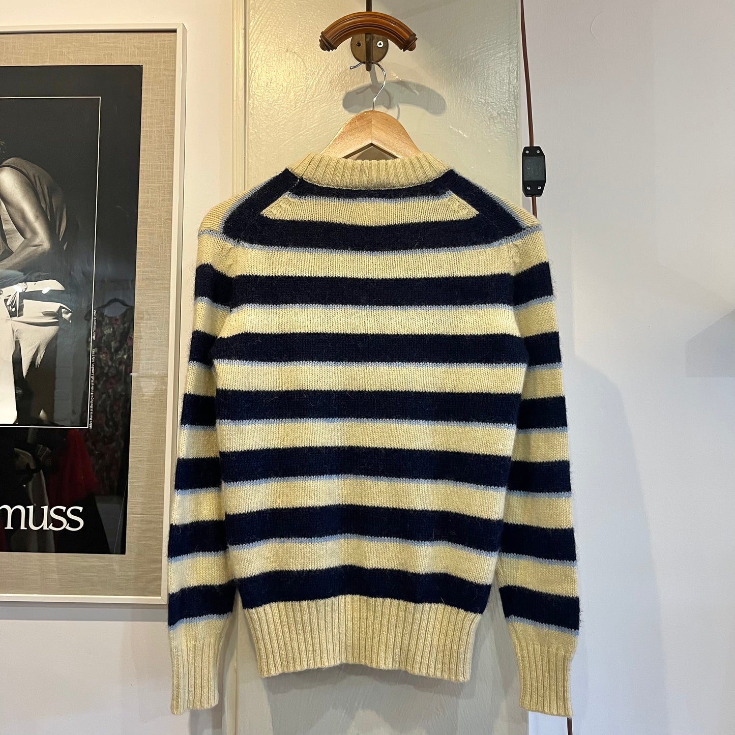 1980s Striped Wool Jumper