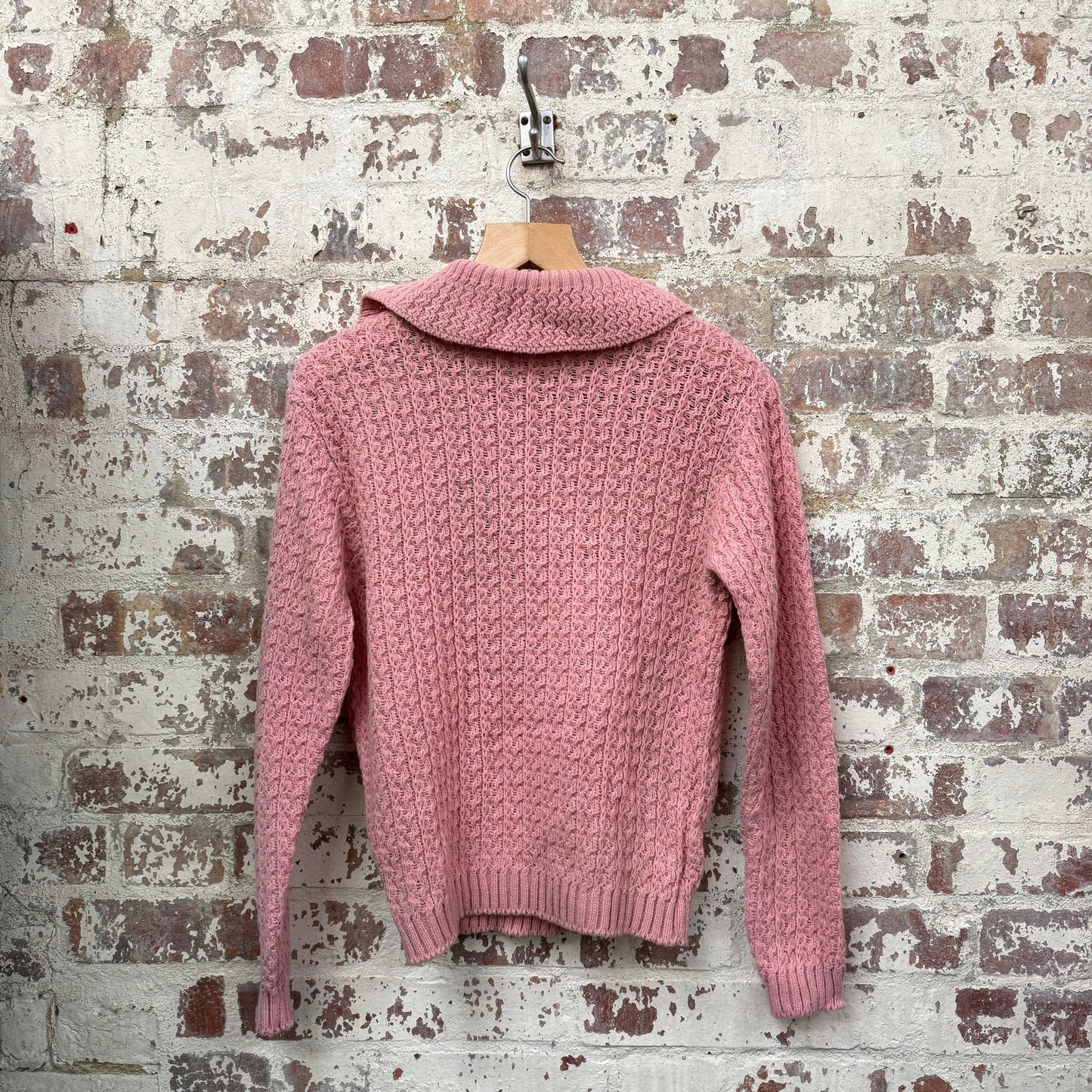 1960s Pink British Knitted Jumper