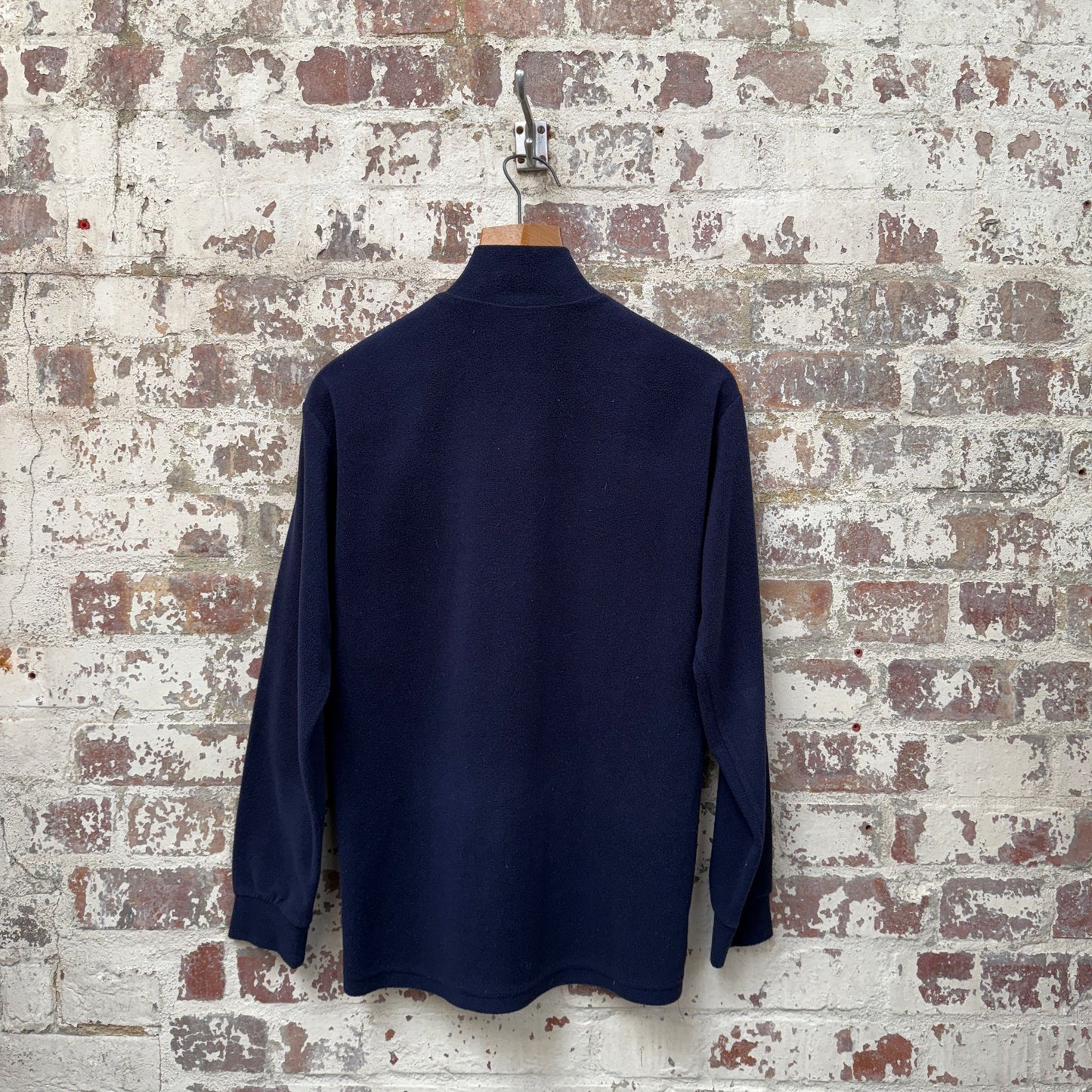 1990s Navy FILA Fleece 1/4 Zip Jumper