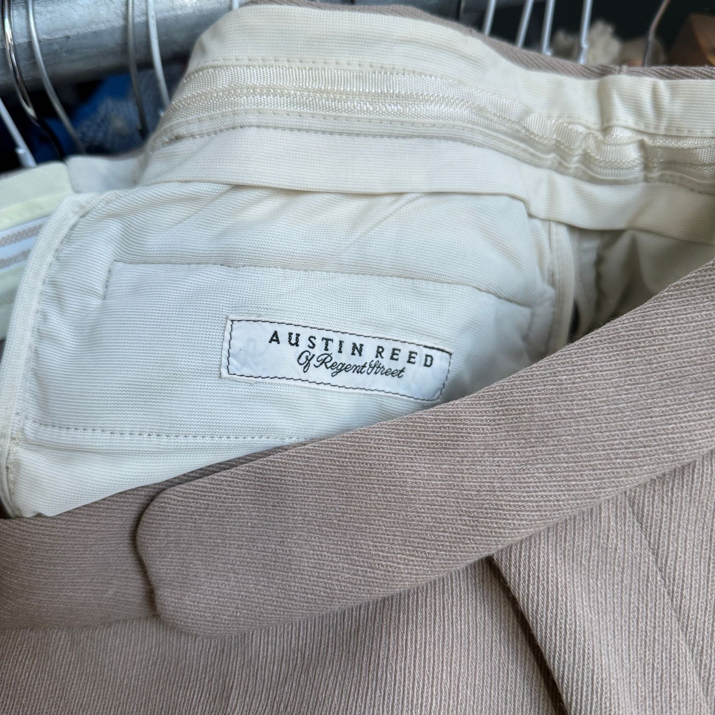 1960s Wool Austin Reed Grey Formal Trousers