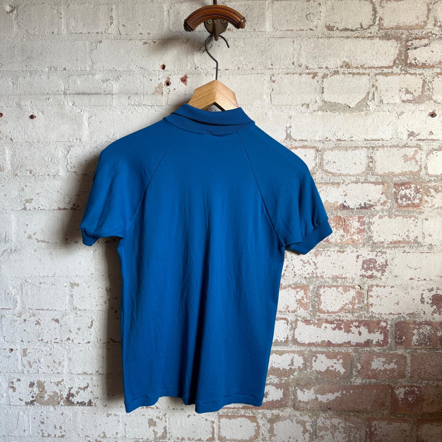 1960s Blue Mod British Polo Shirt