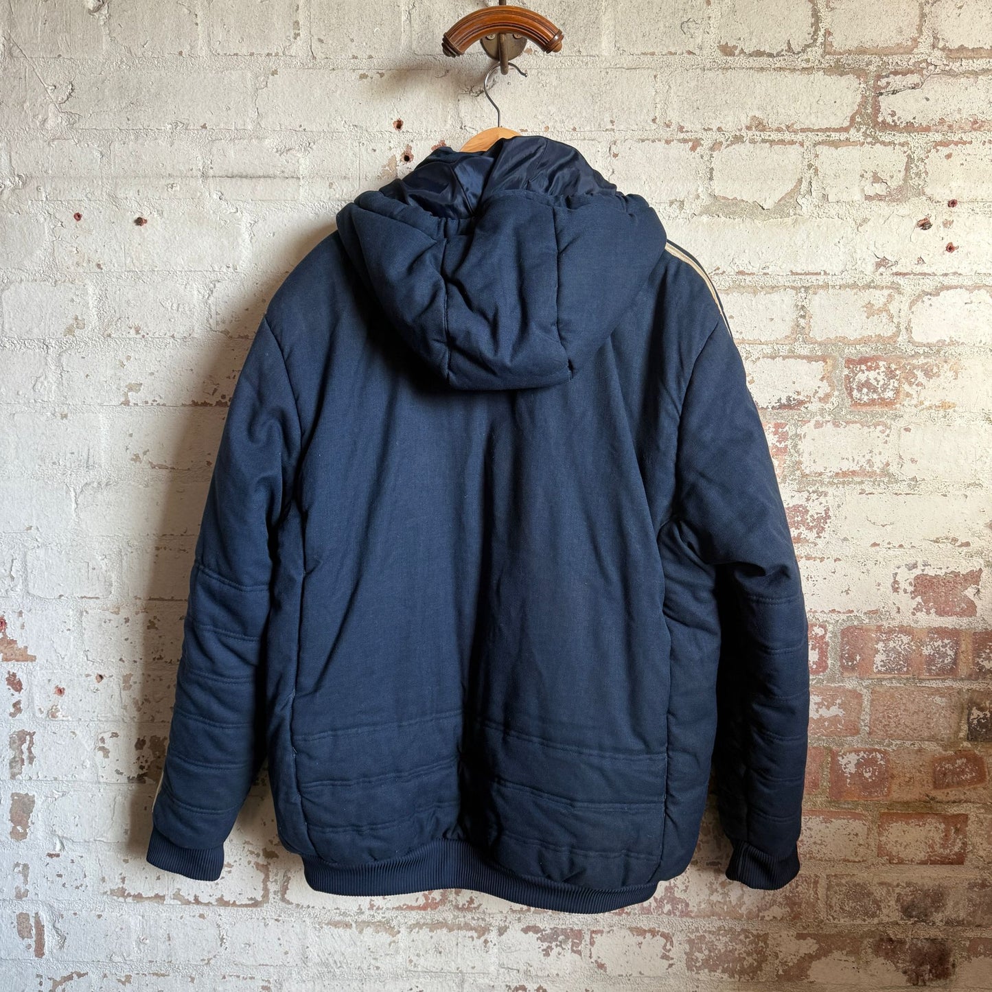 2000s Navy Vintage Adidas Chelsea Puffer Jacket Coat