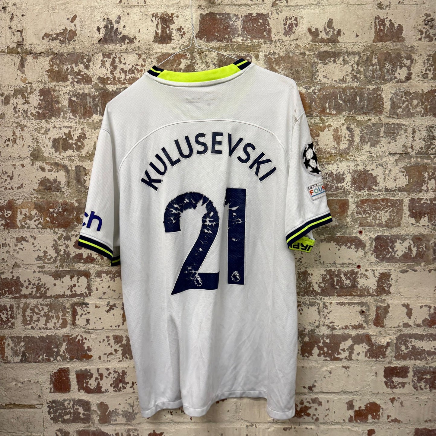 White Nike Tottenham Hotspurs Home Football Kit Shirt