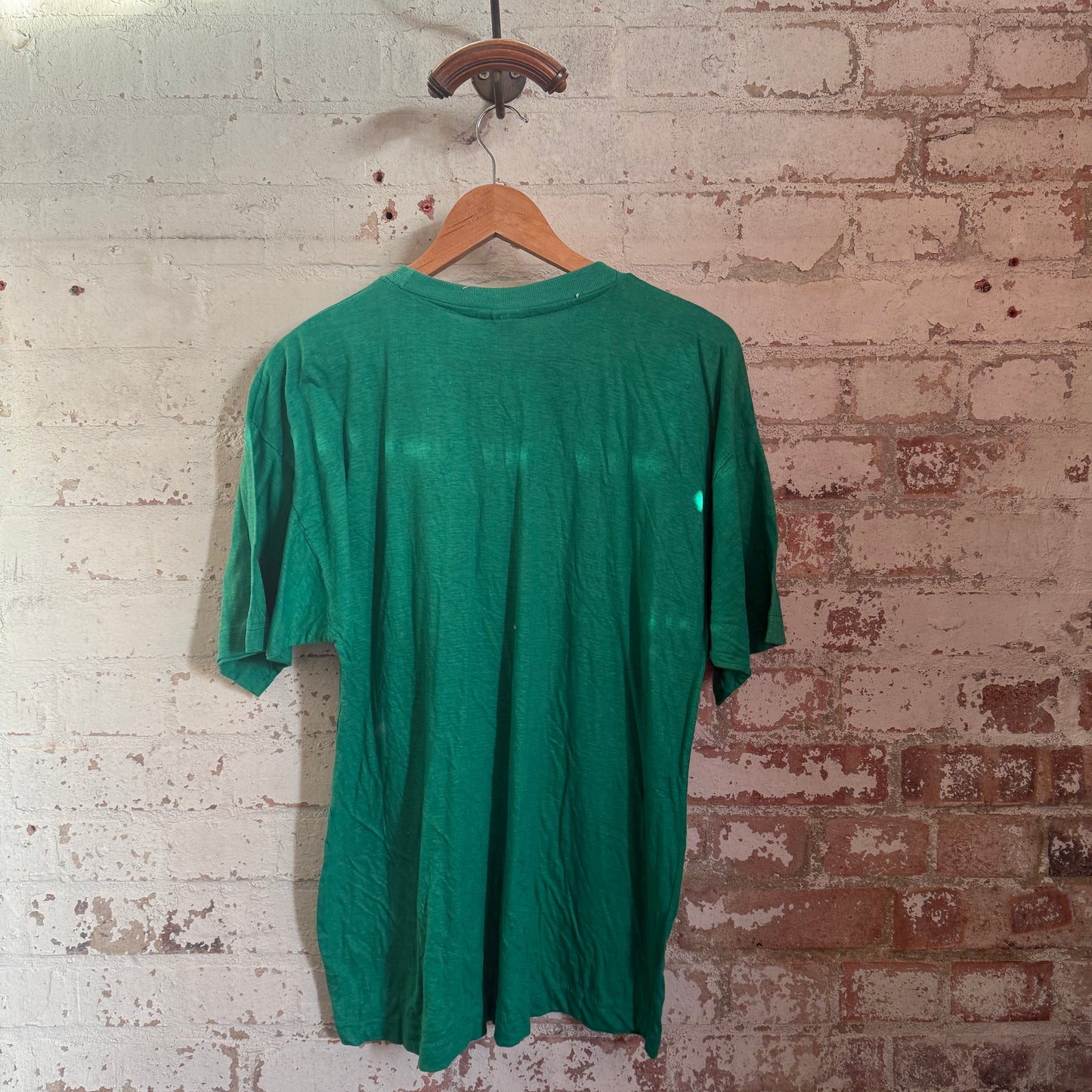 1990s Green Blank Cotton T-Shirt