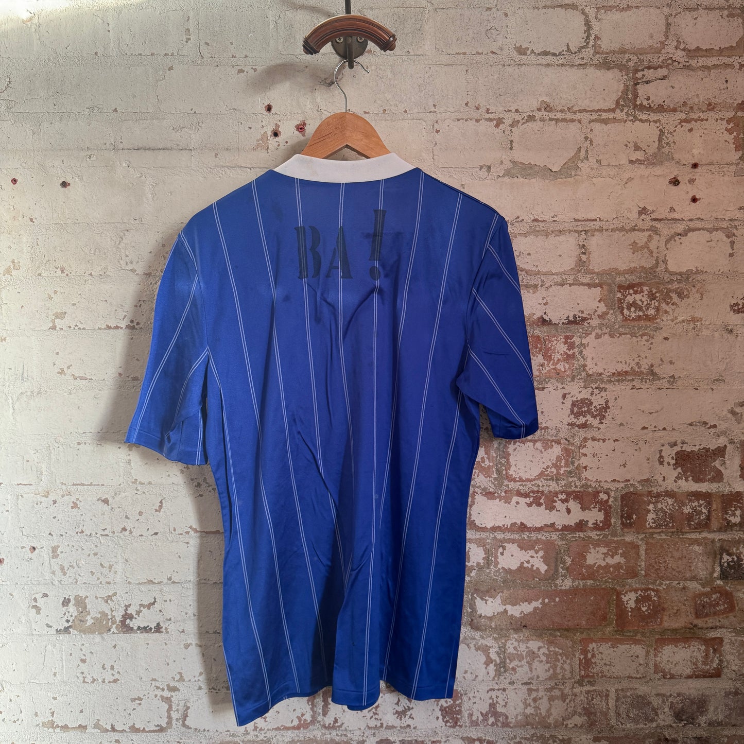 1980s Blue Le Coq Sportif Football T-Shirt