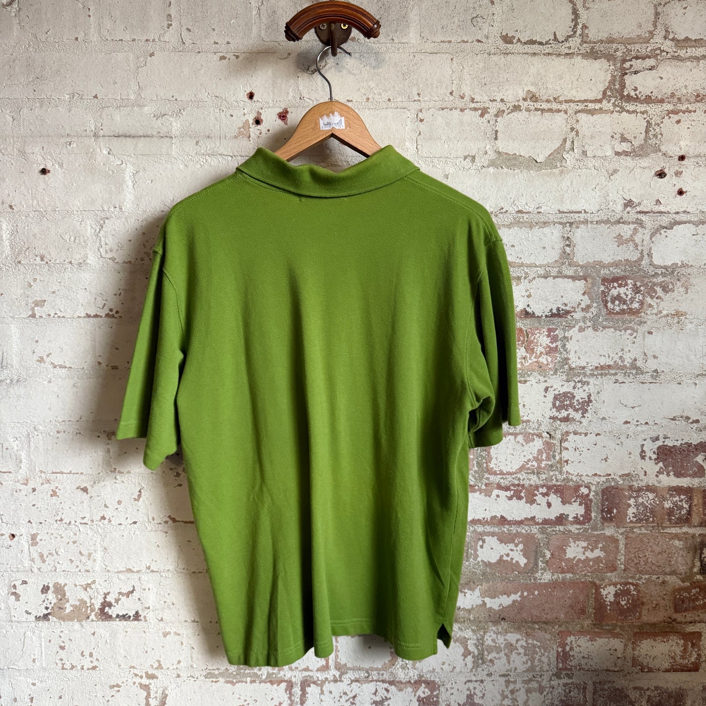 1990s Green George Polo Shirt Top