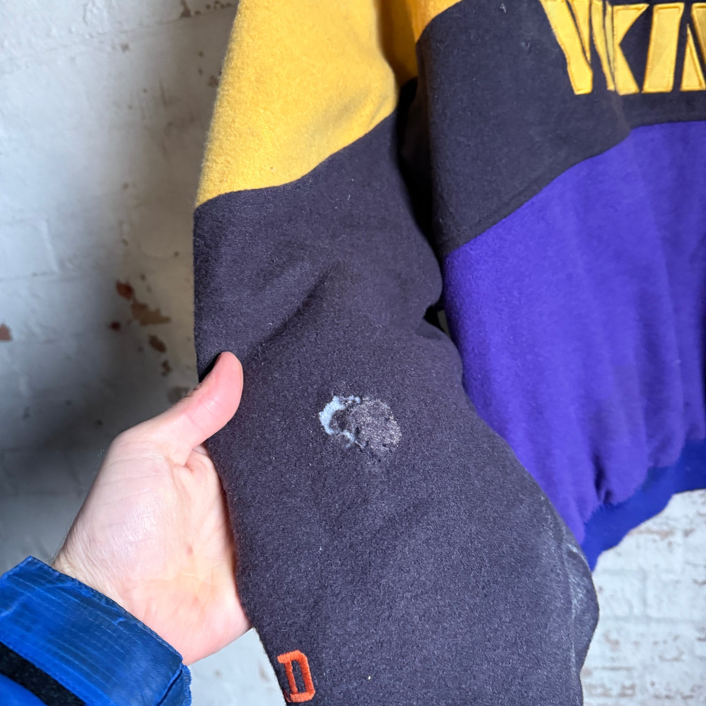 1990s Puma NFL Vikings Zip UP Fleece Jacket