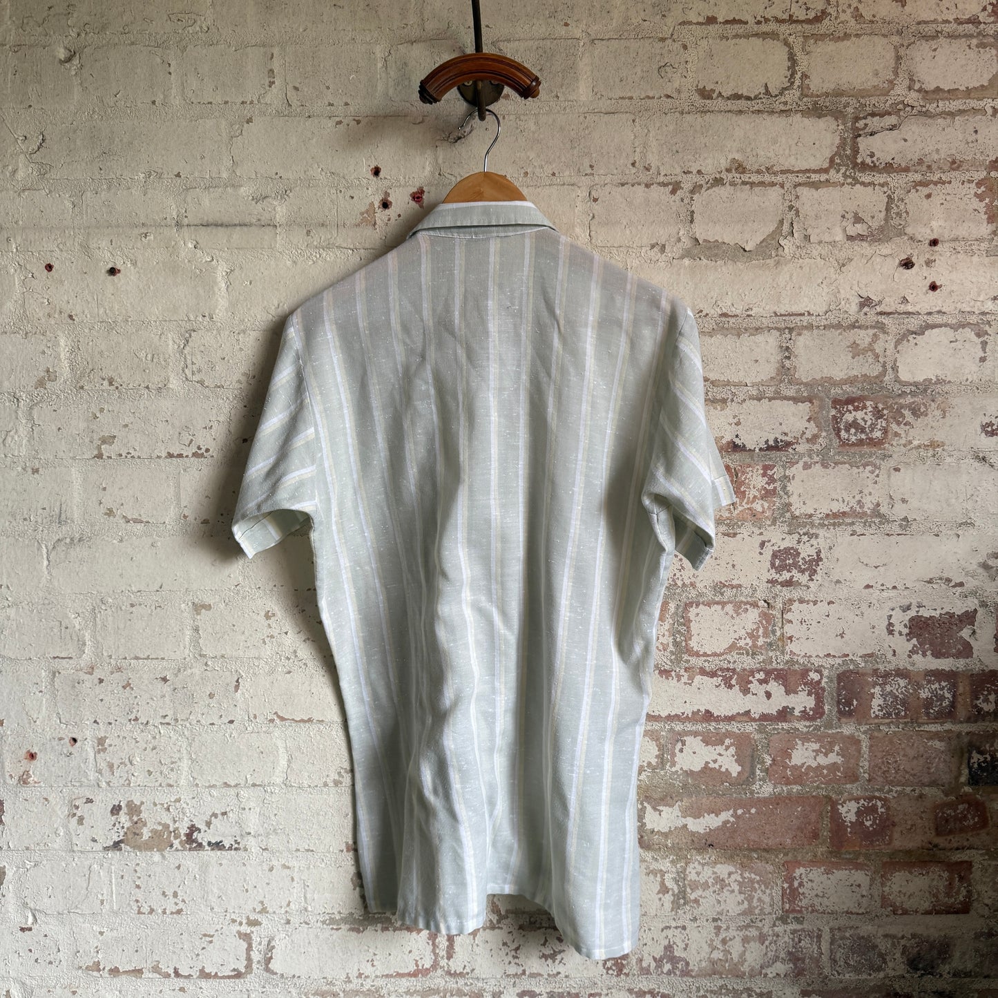 1970s Pastel Striped British 'Hodges' Shirt
