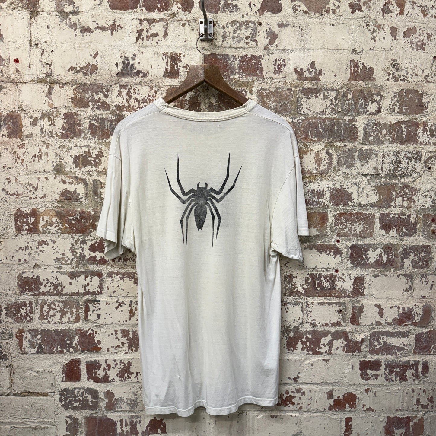 2004 White 'Spiderman Game 2' Graphic T-Shirt Top