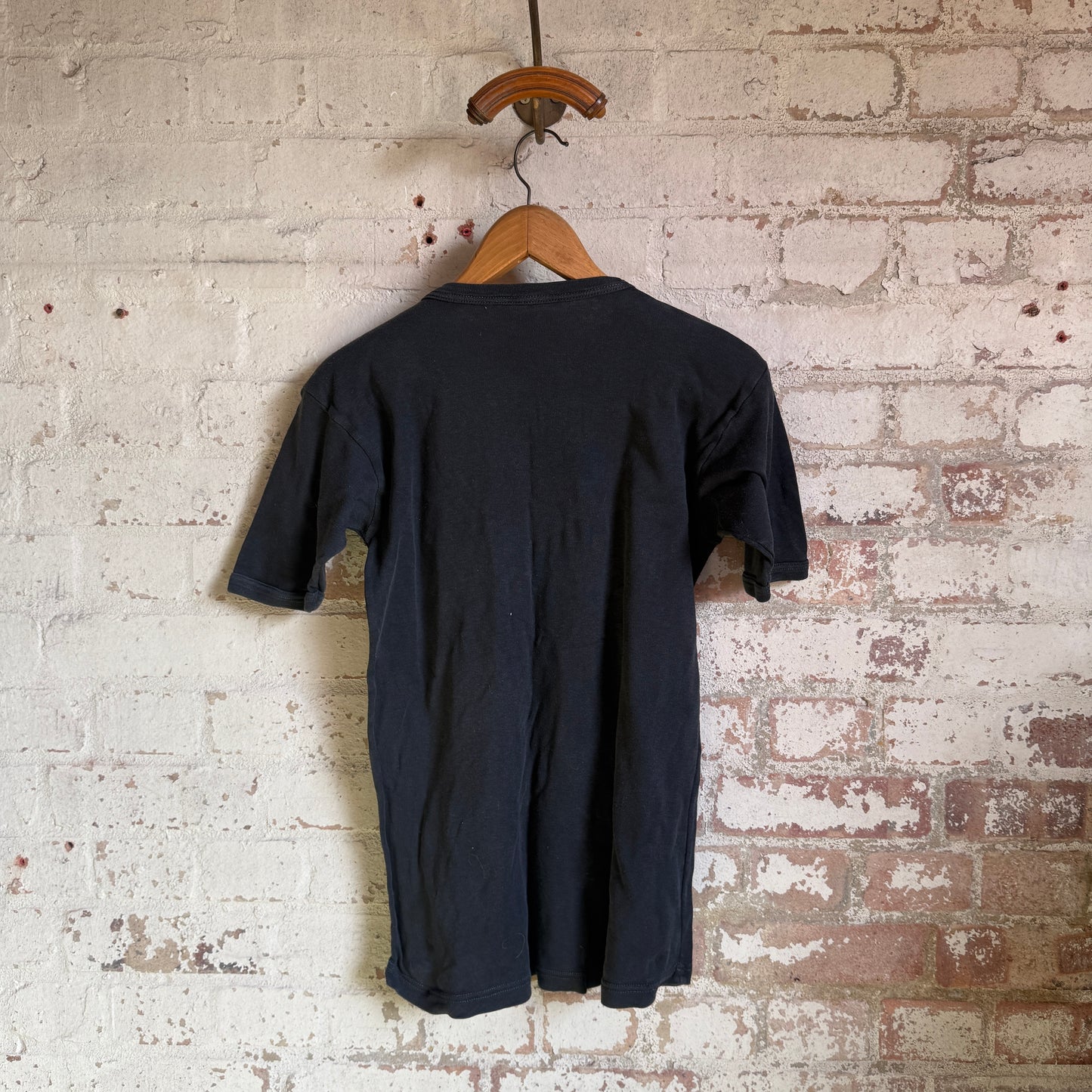 1970s Black Blank T-Shirt