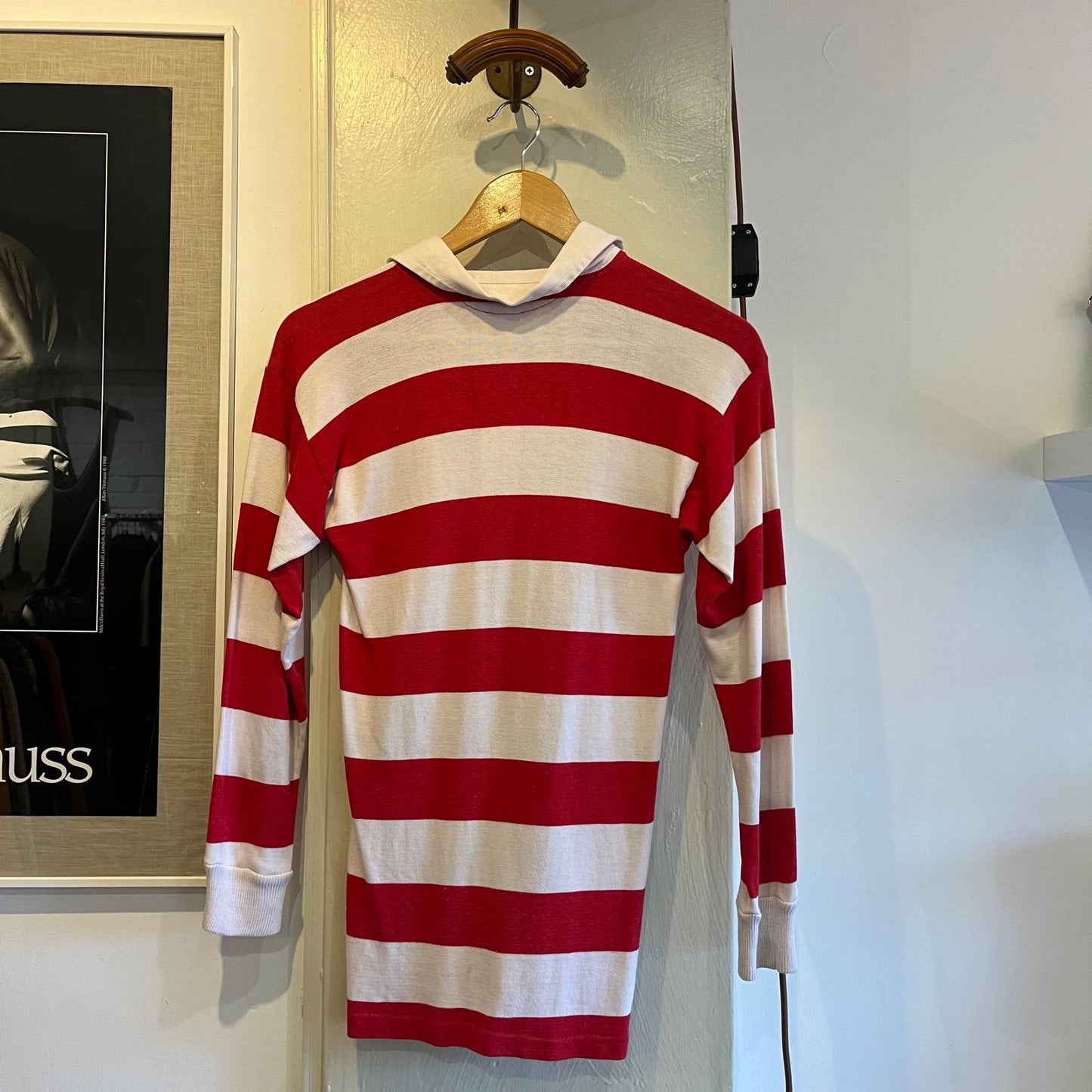 1960s Striped British Harlbro Rugby Jumper