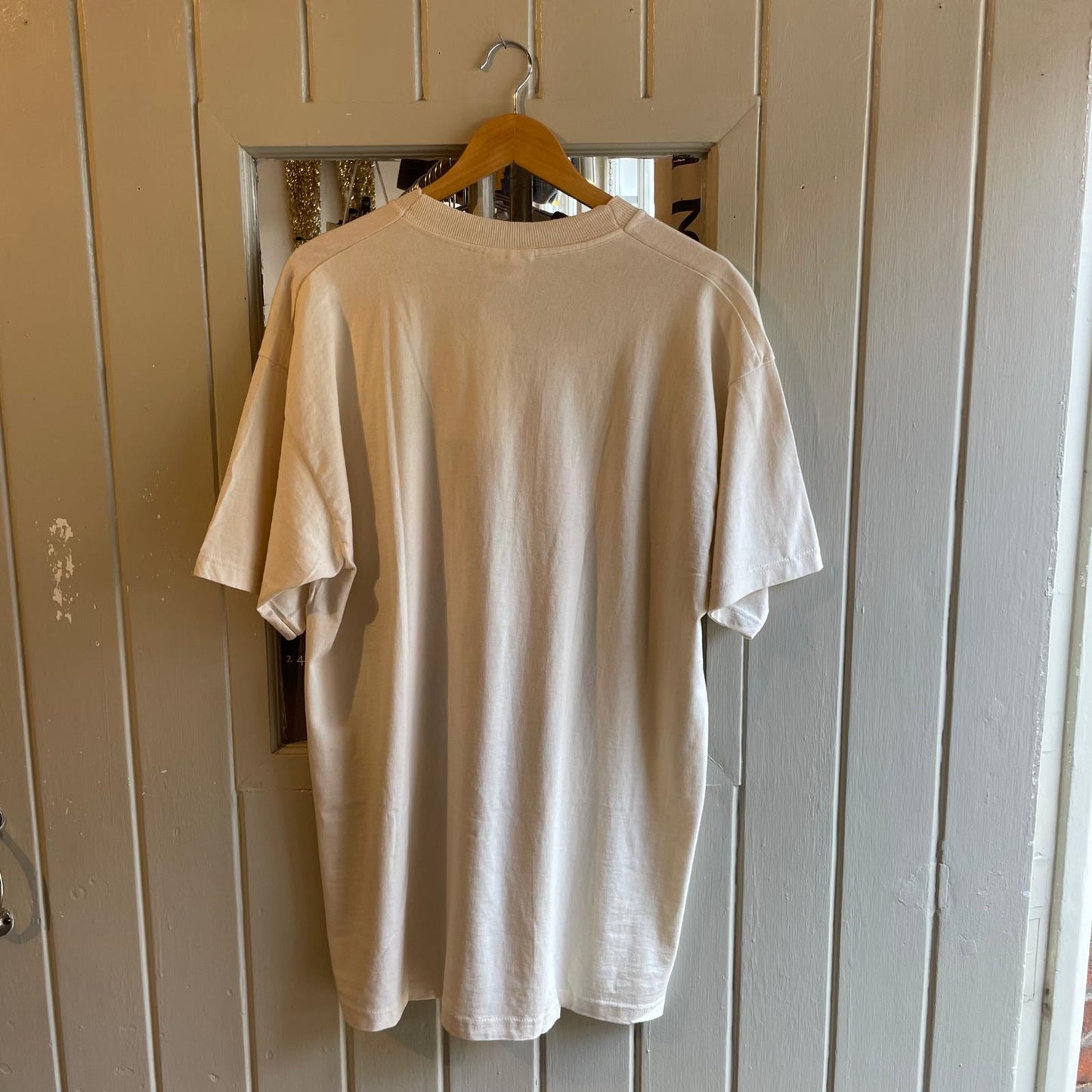 1990s Off White Glastonbury Festival Graphic T-shirt