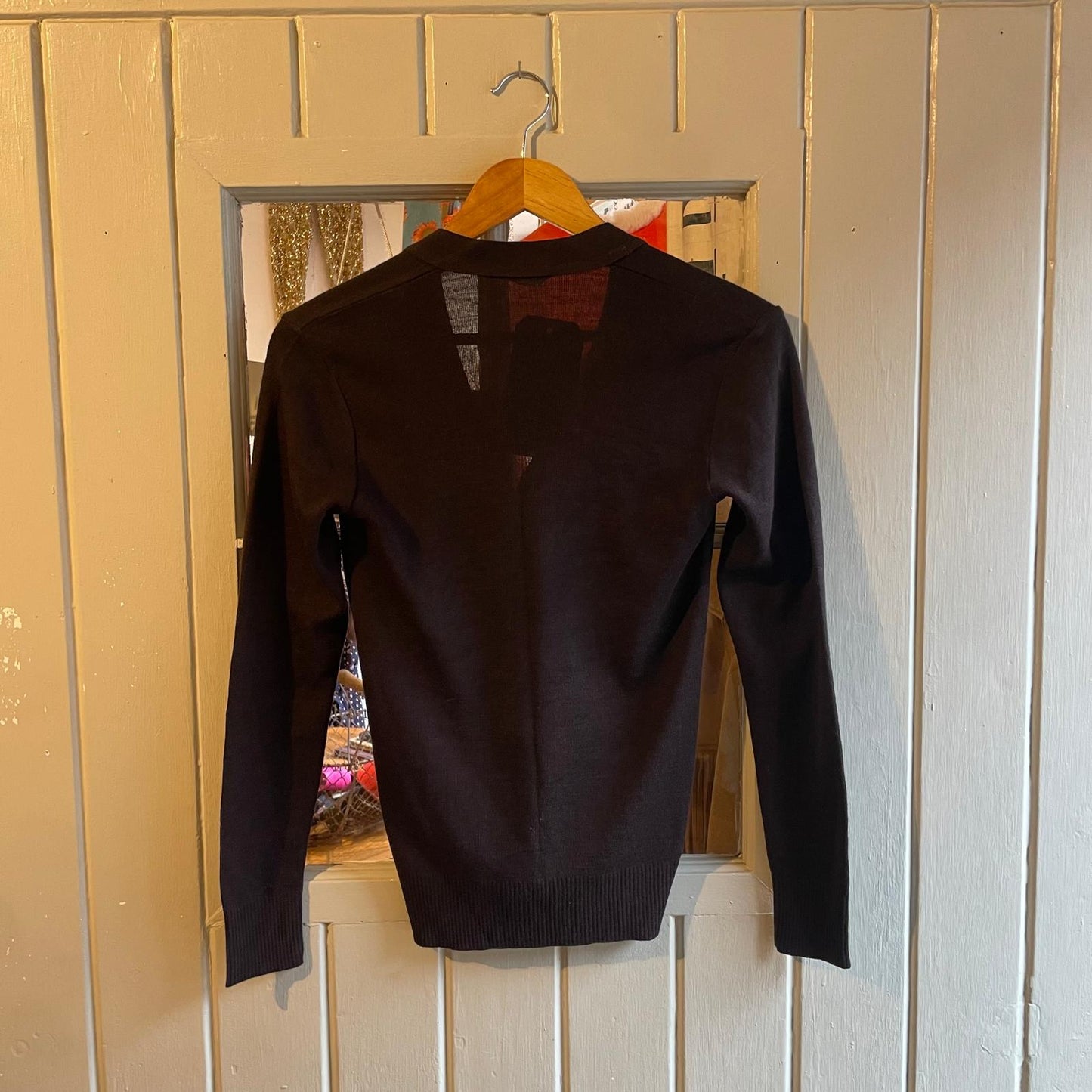 1970s Brown Knitted Button Cardigan Jumper