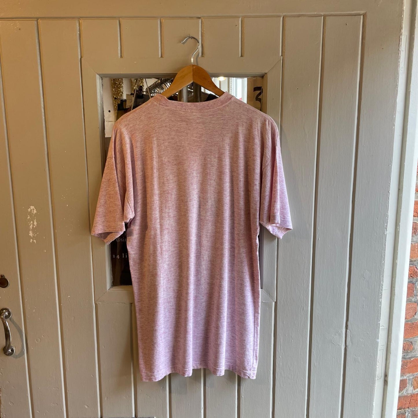 1990s Pink Benetton Graphic T-Shirt