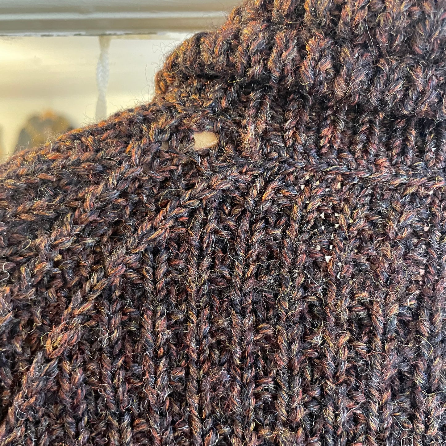 1960s Brown Knitted Buttoned Cardigan Jumper