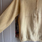 1970s Yellow Wool Knitted Cardigan Jumper