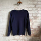 1970s 1980s French Wool Military Knitted Jumper