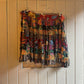 1970s H&M Indian Block Print Multi Patterned Mini Skirt