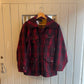 1940s Red Woolrich Hunting Wool Jacket