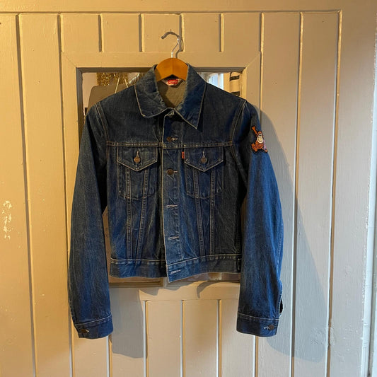 1980s Dark Blue Levis Denim Jacket
