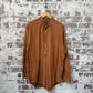1990s Orange Ralph Lauren Button Up Shirt