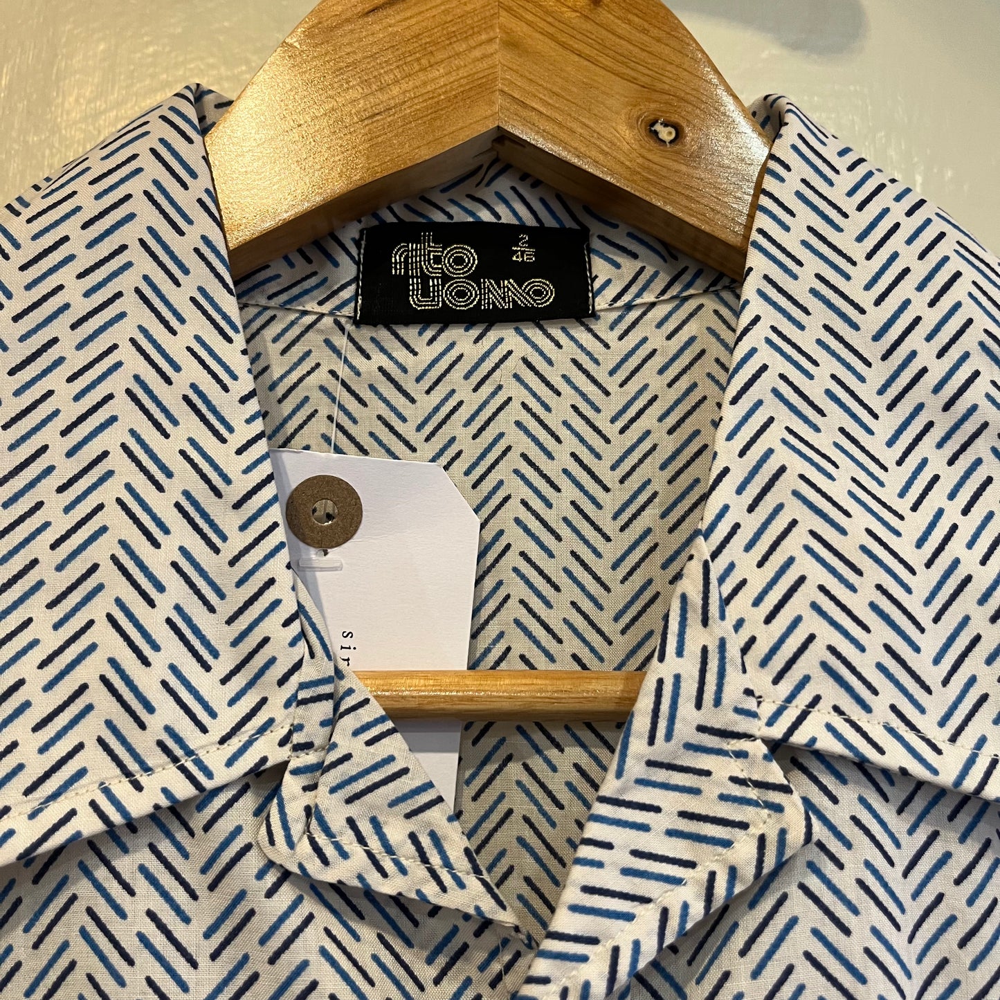 1970s Patterned Leisure Shirt