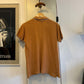1960s Orange Timex British Leisure Polo Shirt Top