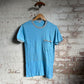 1960s Blue Pocket Striped T-shirt