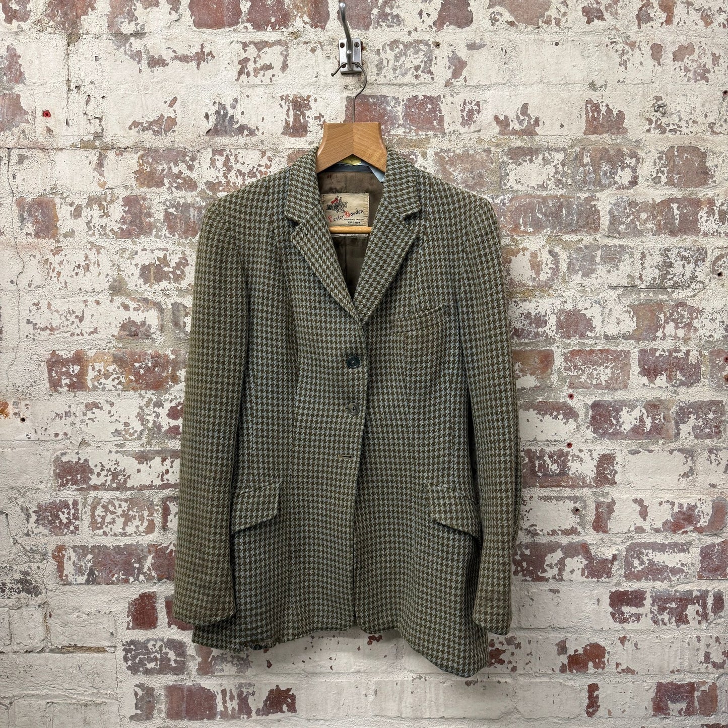 1940s Tweed 'Lester Bowden' Sports Riding Blazer Jacket