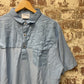 Vintage 1980s 1990s Blue Knitted Shirt