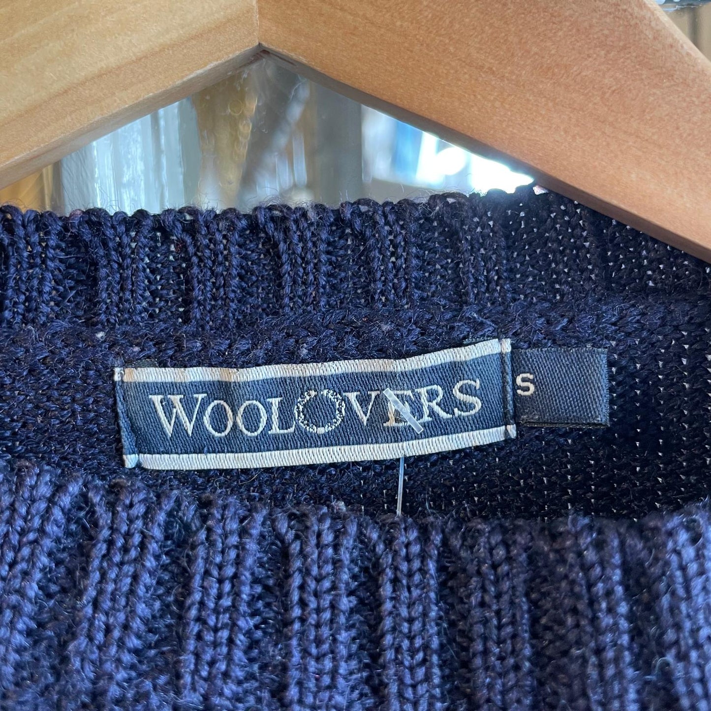 1970s 1980s Navy Fisherman Guernsey Wool Jumper