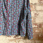 1950s Blue Paisley Patterned Button Shirt