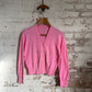 1960s Pink Cotton Cardigan Jumper