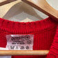 1980s Red Knitted Tank Top Sweater Vest Jumper