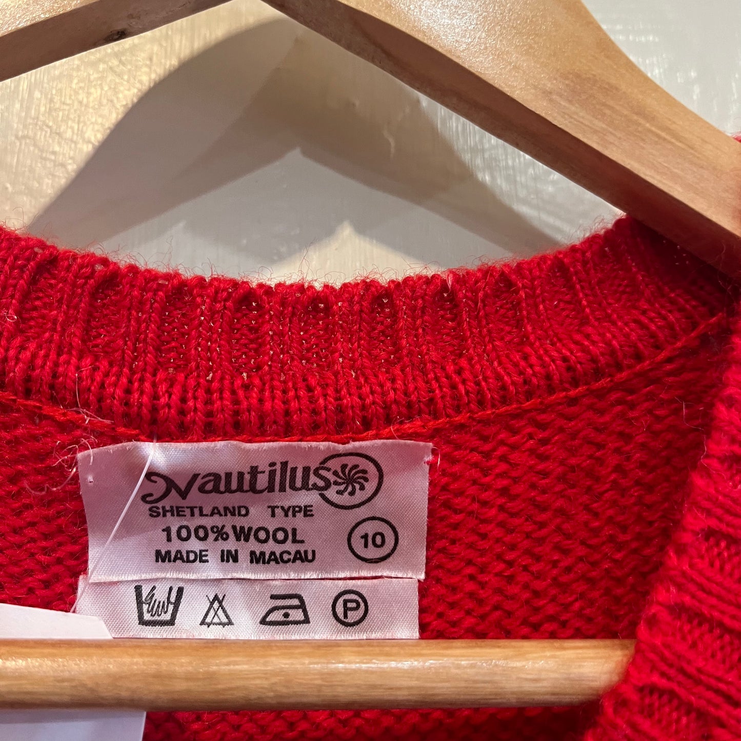 1980s Red Knitted Tank Top Sweater Vest Jumper