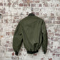 Vintage 1980s Green Bomber Jacket Coat