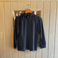 Vintage 70s/80s Navy Button Cotton Shirt