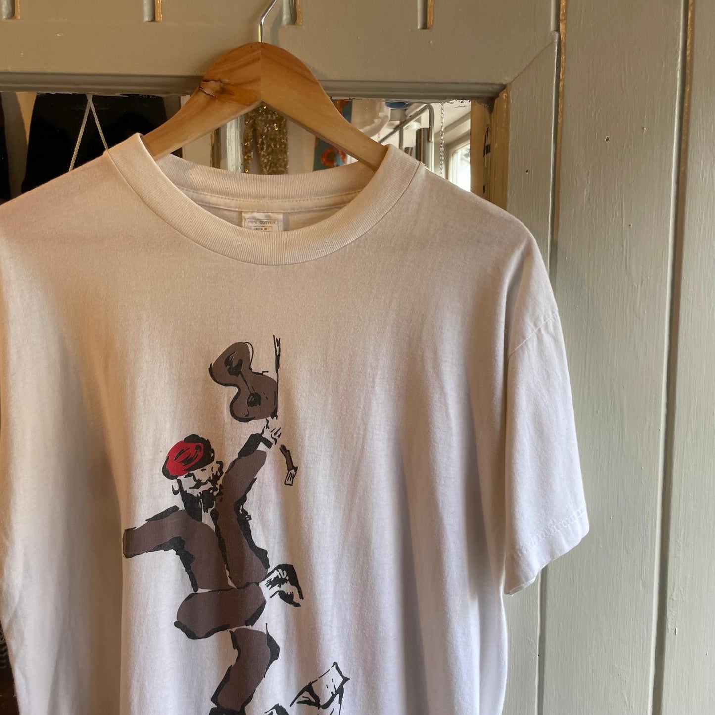 1990s White 'Fiddler on the Roof' Graphic T-shirt