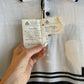 1970s White Italian Dead Stock Knitted Polo Shirt Top