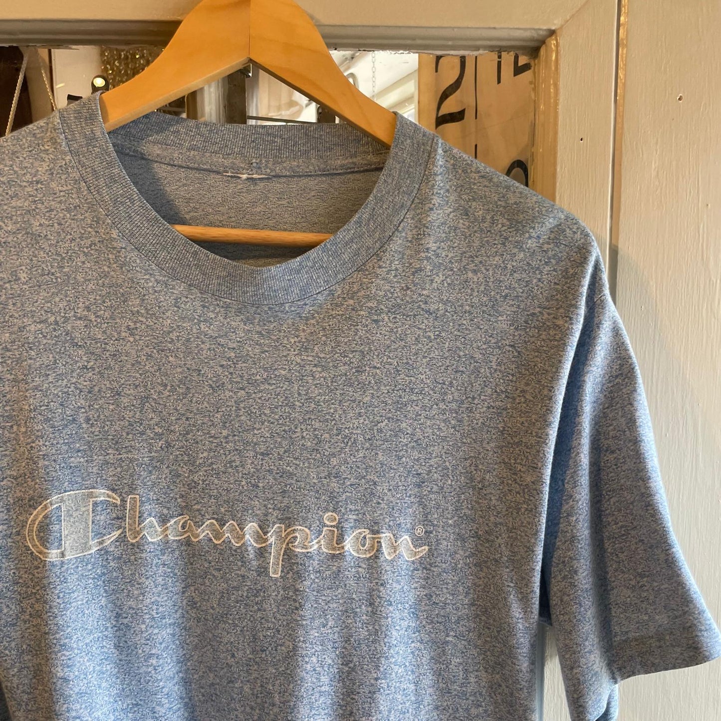 1990s Heather Grey Champion Graphic T-Shirt