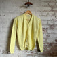 1960s Yellow Cable Knitted Cardigan