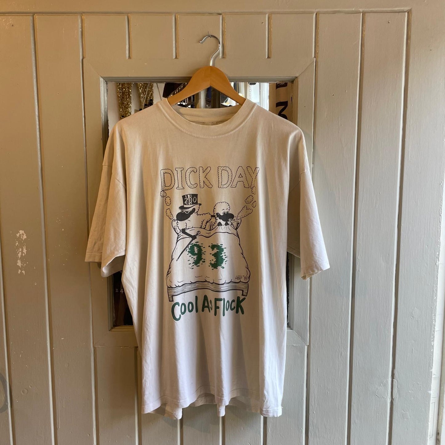 1990s White Cool As Flock Graphic T-Shirt